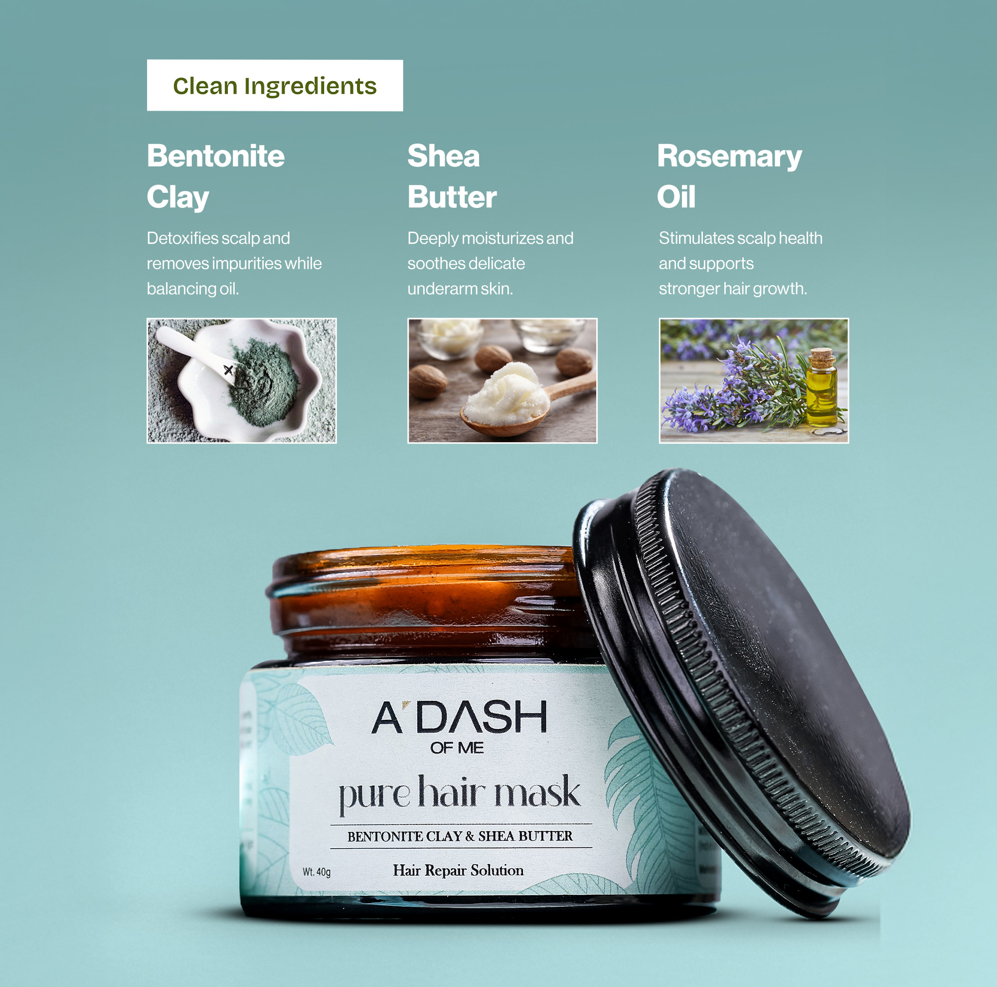 Pure Clay Hair Mask
